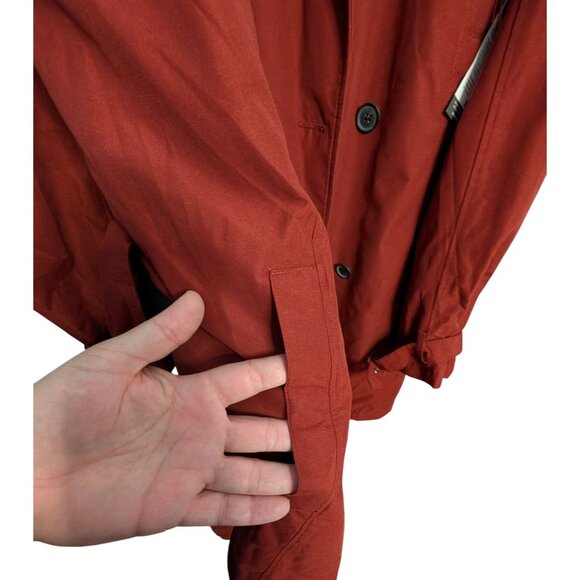 ScotteVest Womens Rust TEC Travel Trench XXL Double-Breasted Belted Coat Pockets - Picture 7 of 16